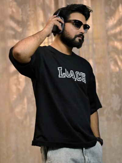LOACH Oversized black t-shirt